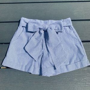 Lauren James seersucker shorts
